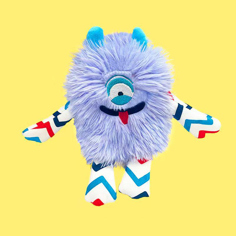 2025 New Pet Dog Plush Cute Cartoon Big Eye Monster Toy, Voice Interaction, Anti Demolition Home, the Perfect Gift for Dogs