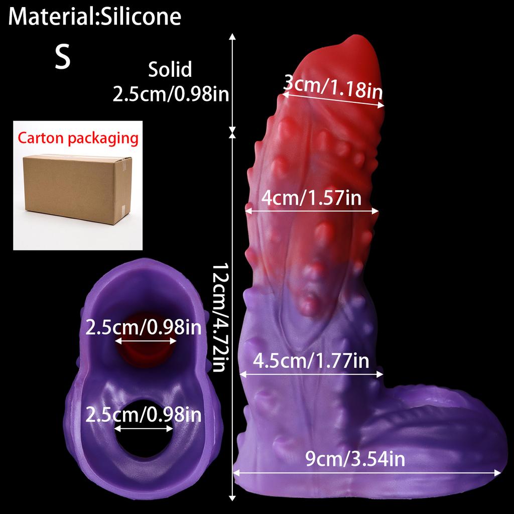 Penis Ring Male Realistic Penis Sleeve Extender Cock Sleeve Dick Enlargement Delay Ejaculation Cock Ring Reusable Condom Sex Toy