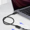 30cm USB 3.1 Type C Male to Female Charging Data Extension Cable Cord Line Black