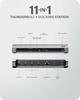 Station d'accueil thunderbolt 4 - alogic blaze - 10-en-1 - 40 gbit/s - double écran 4k