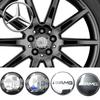 4PCS 75mm  Amg Mercedes Benz AMG C E S GLE CLC Class W204 W203 W205 W124 W221 Car Wheel Center Cap Hub Covers Badge Accessories