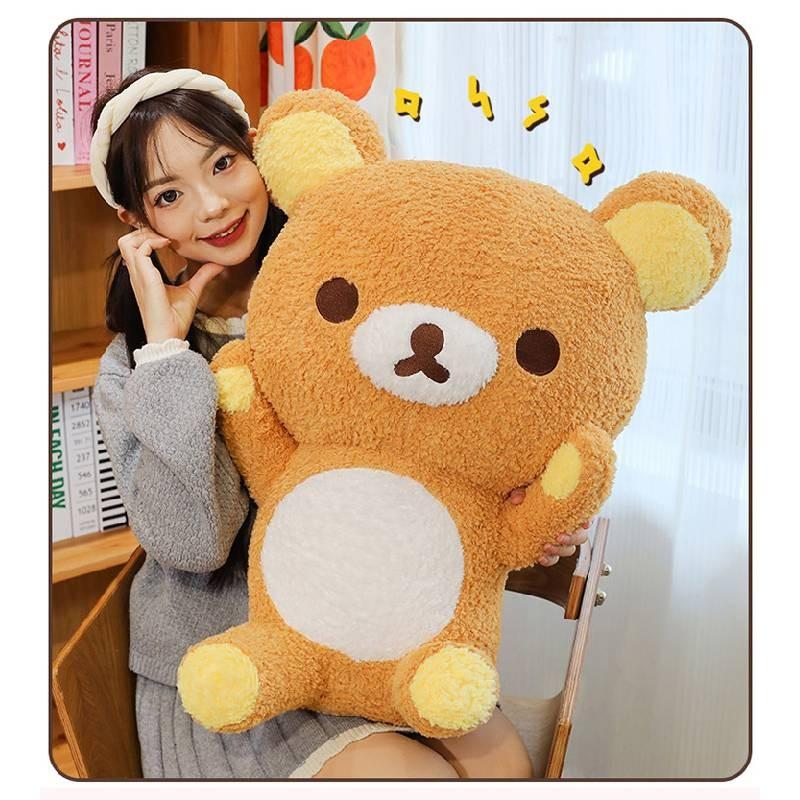 Rilakkuma Toy Plush Cartoon Bear Stuffed Animal Doll Home Decoration Kids Gift