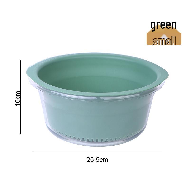 Double-Layer Large Capacity Kitchen Colander & Washing Basin