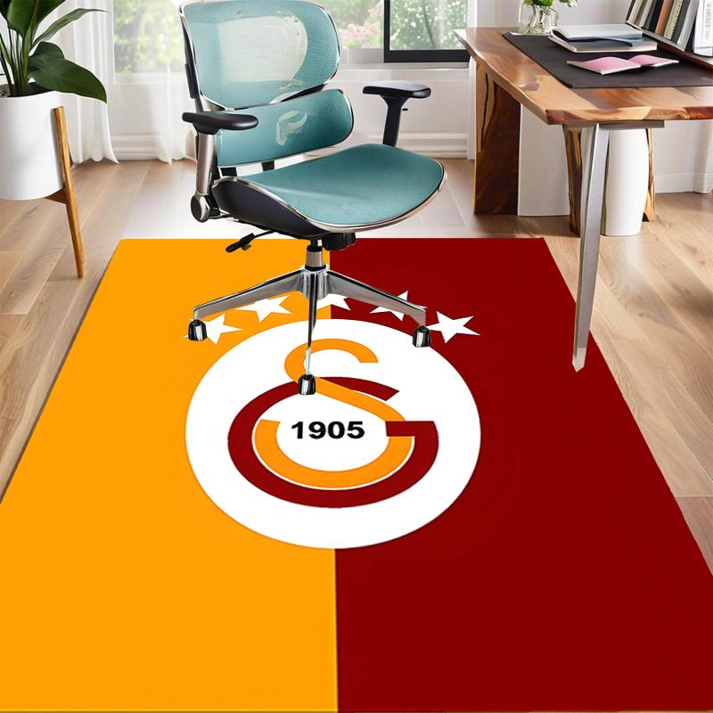 1pc Football Team Design Area Rug - Non-Slip, Soft & Cozy Floor Mat for Living Room, Bedroom, Office - Indoor/Outdoor Decorative Carpet