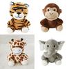 Children's Plush Toy With Cute Lion Tiger Giraffe Design Fast Shipping