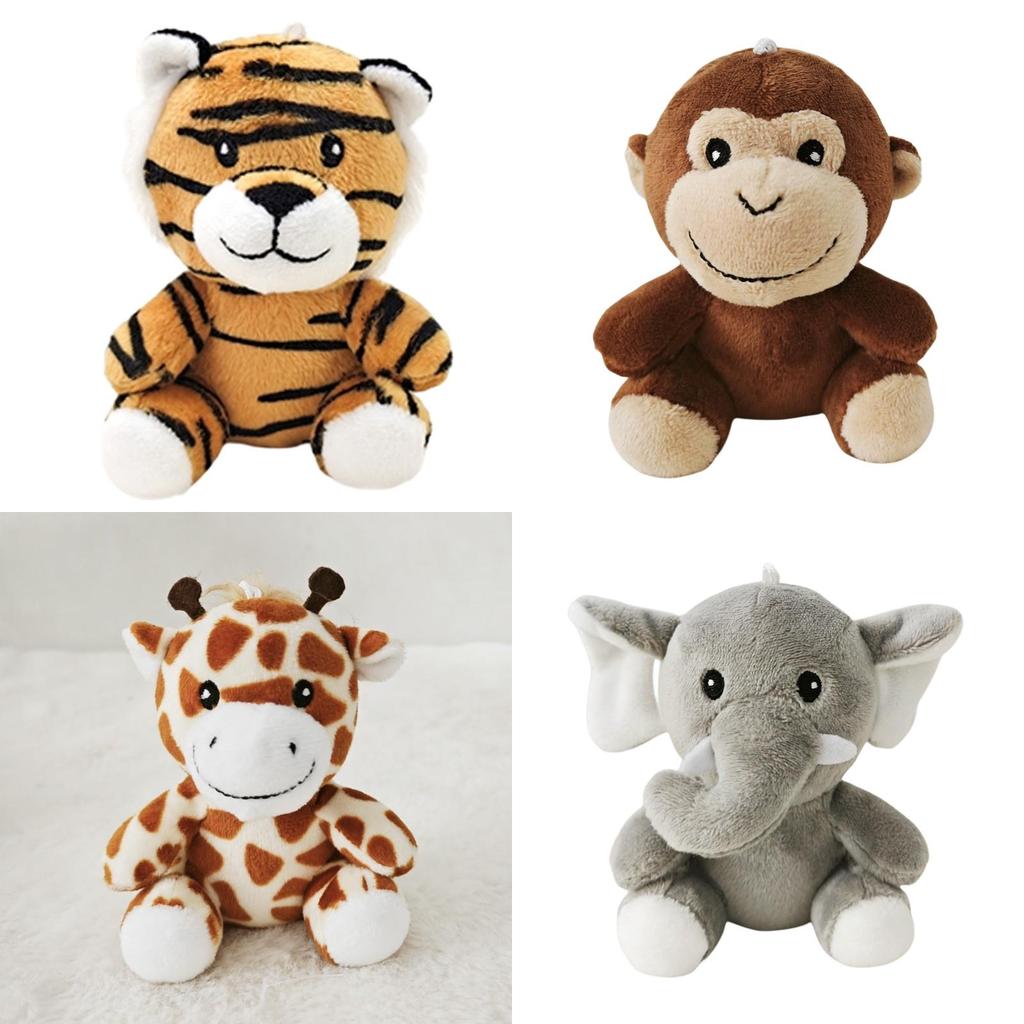 Children's Plush Toy With Cute Lion Tiger Giraffe Design Fast Shipping