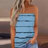 Women's Summer Sexy Tube Top Off Shoulder Sleeveless Tops Strapless Beach Vest Bandeau Shirt Backless Sexy Tops