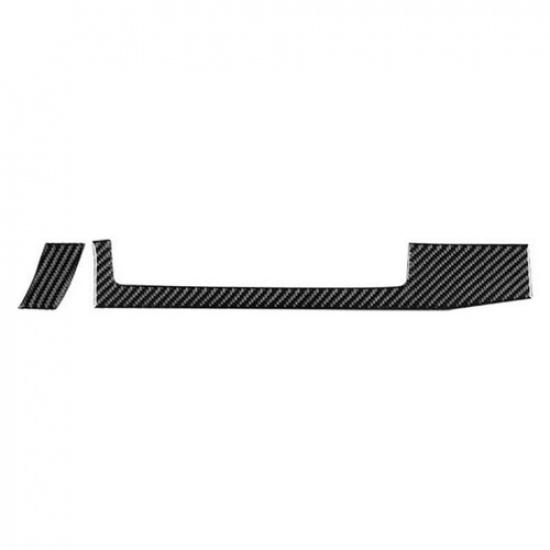 Carbon Fiber Passenger Dashboard Panel Cover Trim For BMW 3 Series E46 1998-2005