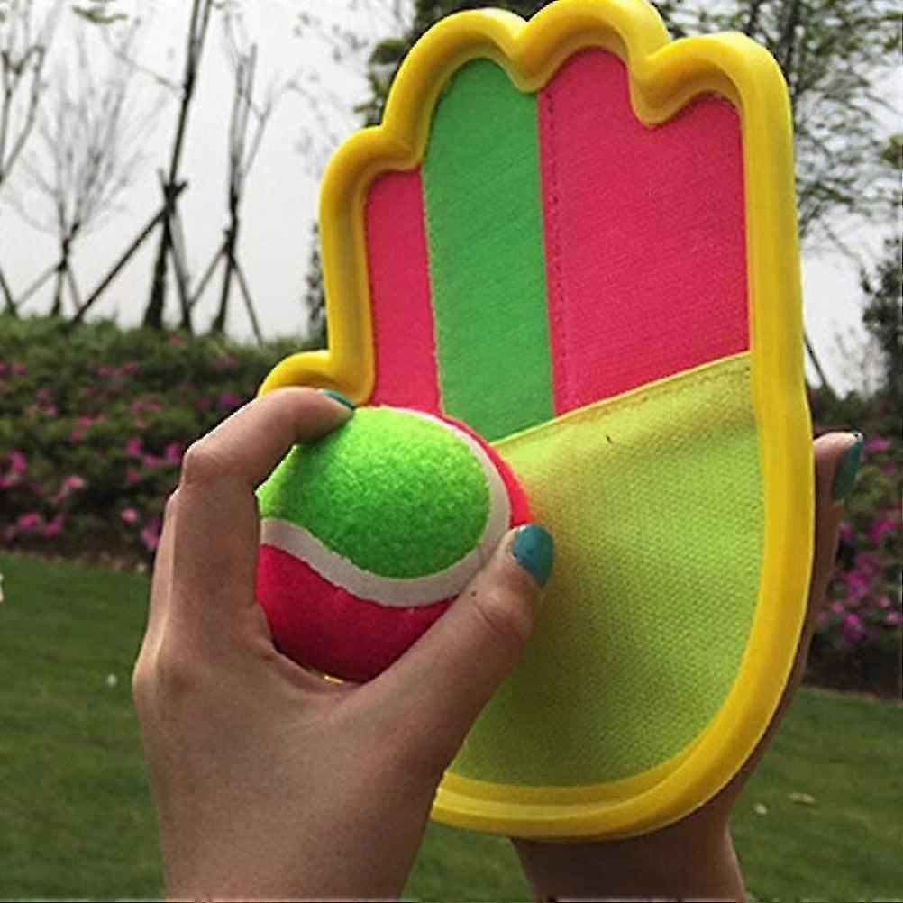 Kinderspielset für draußen Für Evago Fangen Ball 2 Schläger Fangspiel