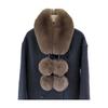Solid Color Faux Fur Scarf Magnetic Buckle Women Winter Scarves Thickened Neckscarf  for Girls