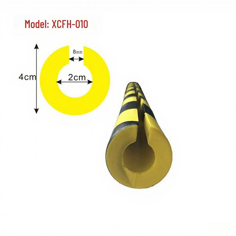 Yellow-Black PU Foam Anti-Collision Edge Protection Strip