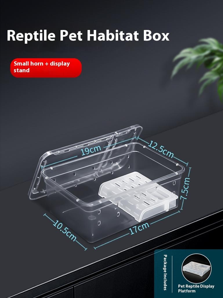 Reptile Terrarium Box Snake Spider Gecko Frog Lizard Turtle Insect Breeding Case Pet Supplies Habitat Tank