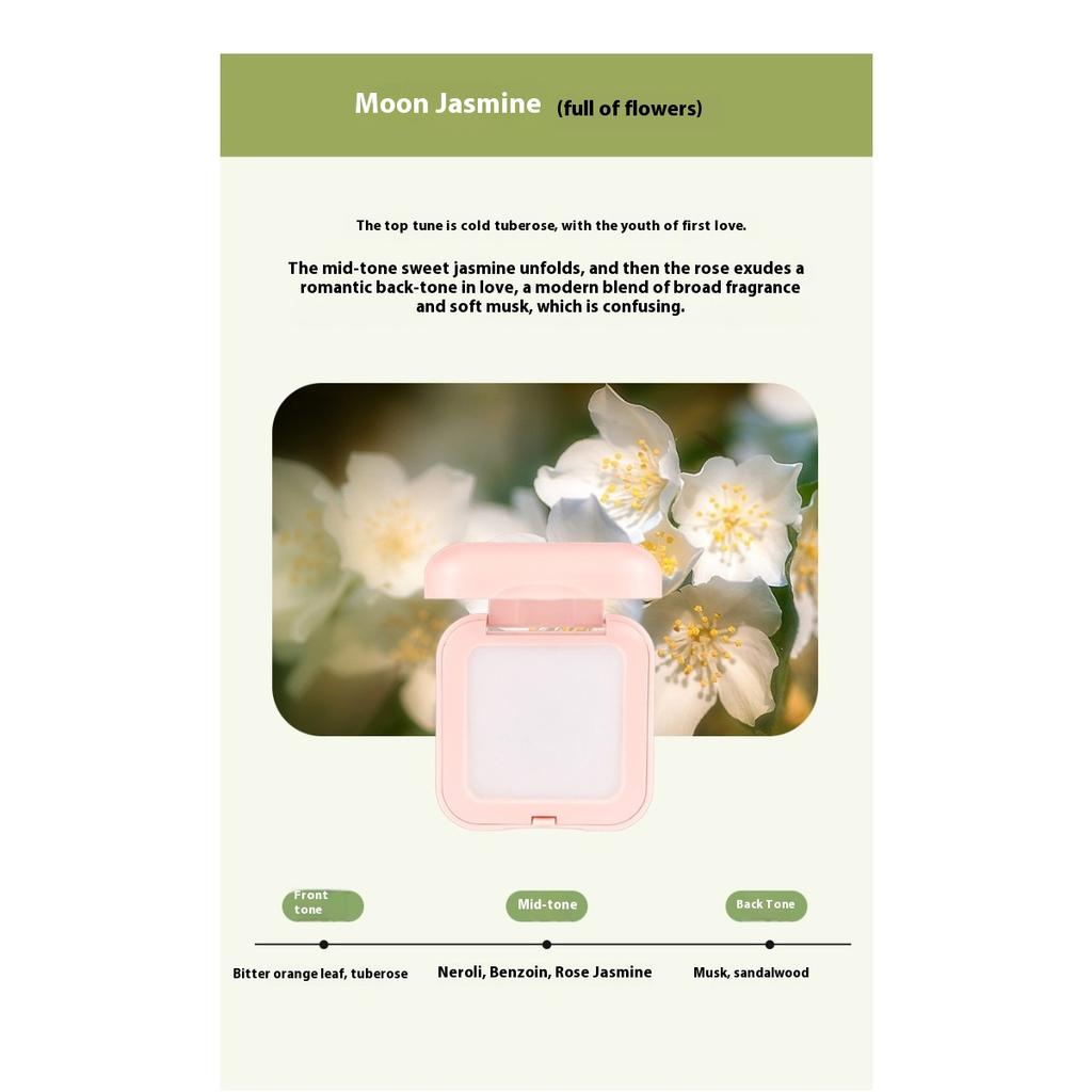 Elegant Solid Perfume The Charming Smell Refreshes The Heart and Exudes Vitality Fragrance Balm