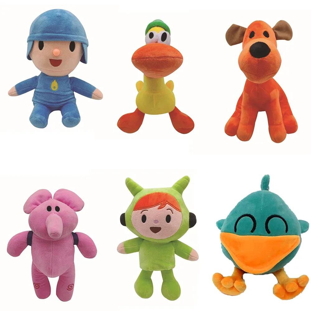 25cm Po Co Yo Plush Doll **Kawaii Little P Youyou Peluche Barto Duck Puppy Lula Ellie Elephant Plush Toys Children's Toys