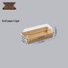 Disposable Kraft Paper Tiramisu & Burger Boxes