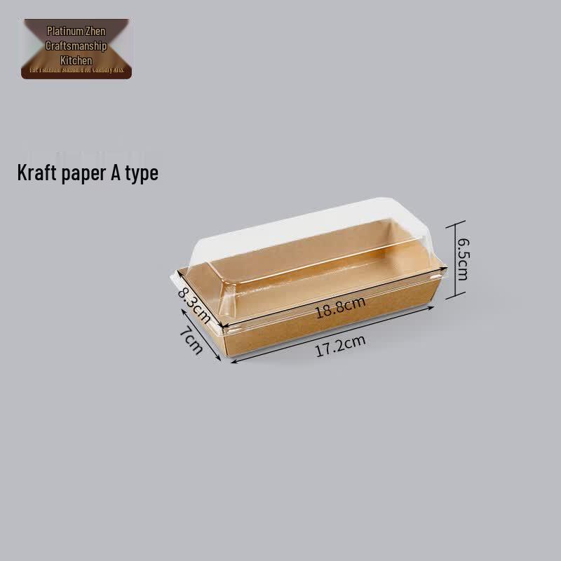 Disposable Kraft Paper Tiramisu & Burger Boxes