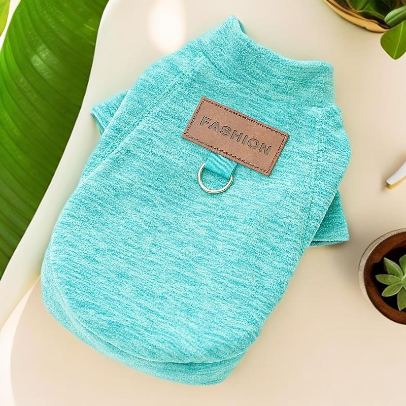 Hot-selling Pet Dogs, Dogs, Cats, Autumn and Winter Clothes, Velvet Bottoming Shirt, and Outer Wear Can Lead the Bear