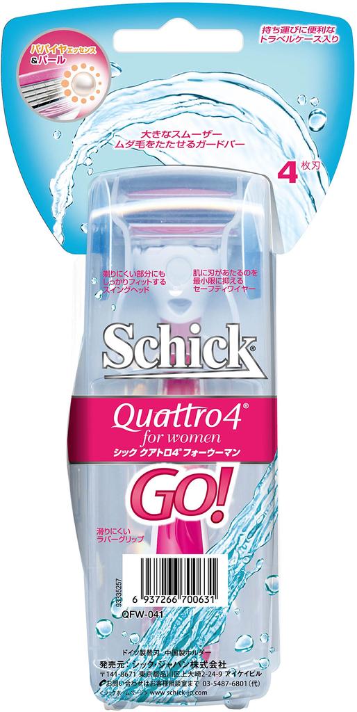 Schick Quattro 4 Four Woman Holder 1 Spare Razor Spare Blade Piece Is Already Attached To the Main GO! (Includes Blade) Women's (1 Unit)