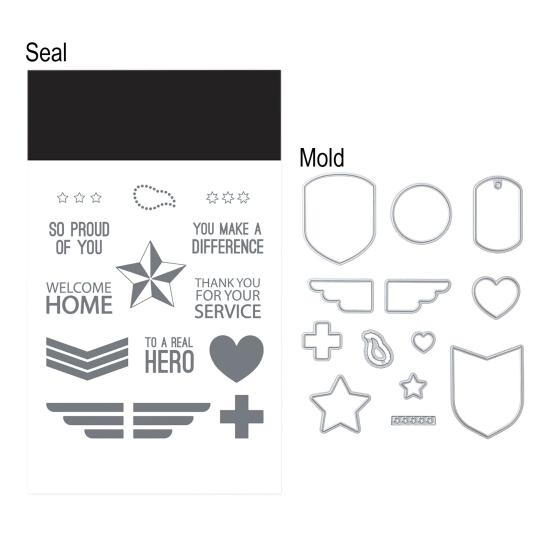 Stamps And Dies for Card Making And Scrapbooking Embossing Dies And Clear Stamps for Photo Albums Gift Boxes Greeting Cards DIY Scrapbooking Kit