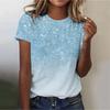 Women's Street Fashion T-shirt Dreamy Star 3D Printed Short Sleeve