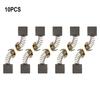 10pcs Carbon Brush Replacement For Mak ita CB204 Angle Grinder & Demolition Hammer, Size 7*18*16mm, High Durability