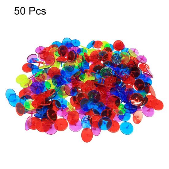 50/100/150Pcs Golf Ball Marker High Visibility Colorful Transparent Plastic 24MM Golf Ball Position Marker Golf Accessories Men Women Golfer Gift