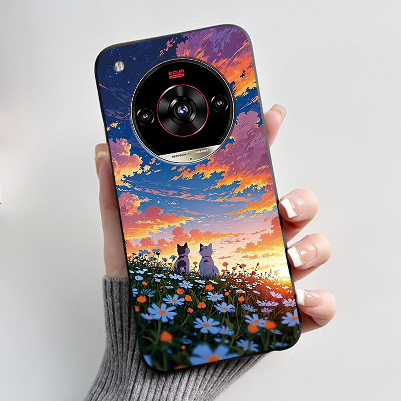 Funda Para ZTE Nubia Focus 2 Ultra Funda Z2463N Estética Lujo Linda Genial Niños Niñas Funda de Silicona Suave para Nubia Focus2 Ultra 5G