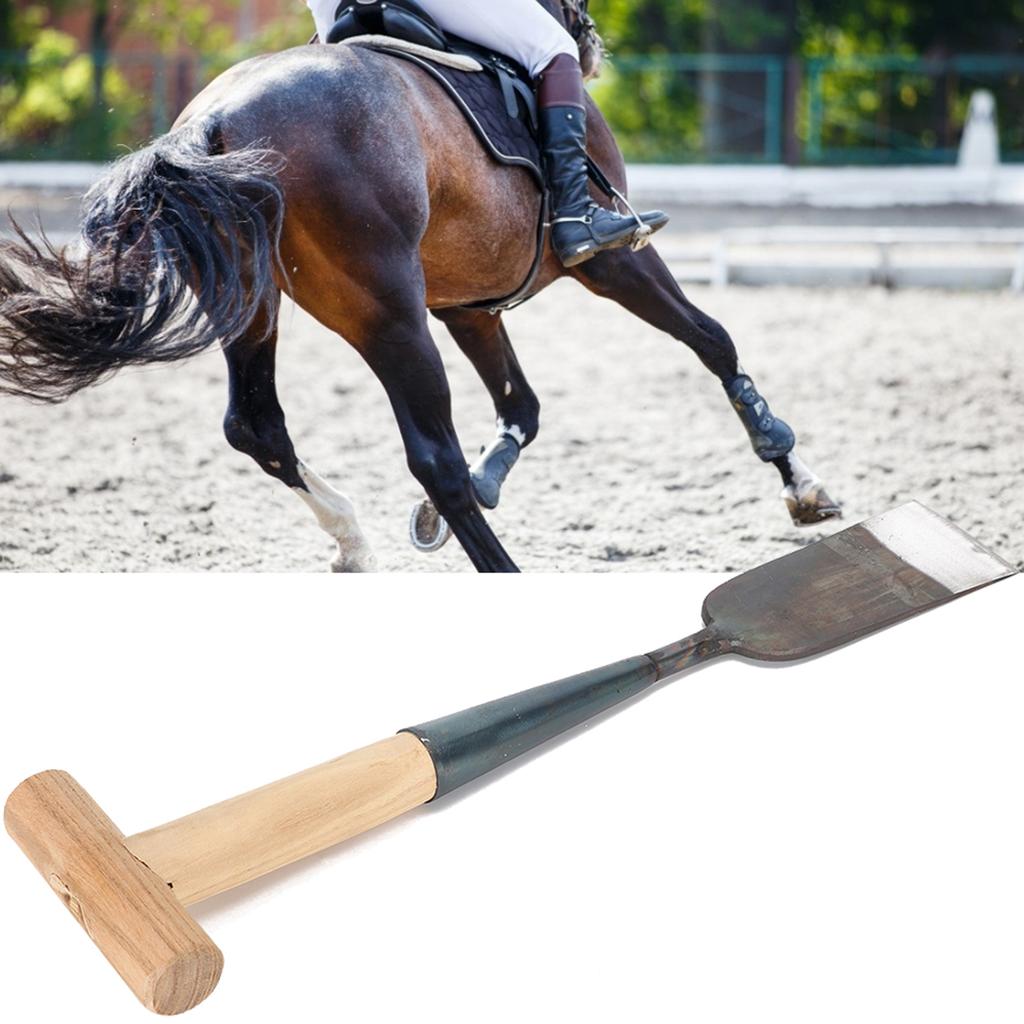 Manganese Steel Durable Horseshoe Trimming Hoof Clipping Shovel Tool for Livestock Farm Home