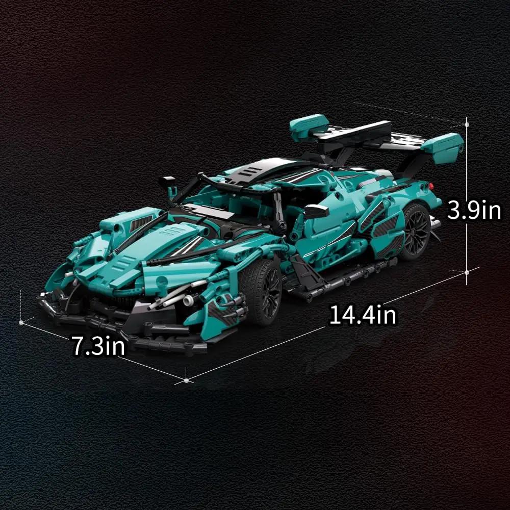 

Набор строительных блоков для взрослых «Гоночный автомобиль» 1:14 1391 Деталь Модель Машины Строительный Набор Игрушки DIY для Мальчиков Возраст 12 13 14 15 16 S