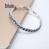 Trendy Multi-Color Diamond Single Row Elastic Bracelet for Women