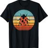 Ladybug Retro Vintage 60s 70s Sunset Bug Insect Men Women T-Shirt