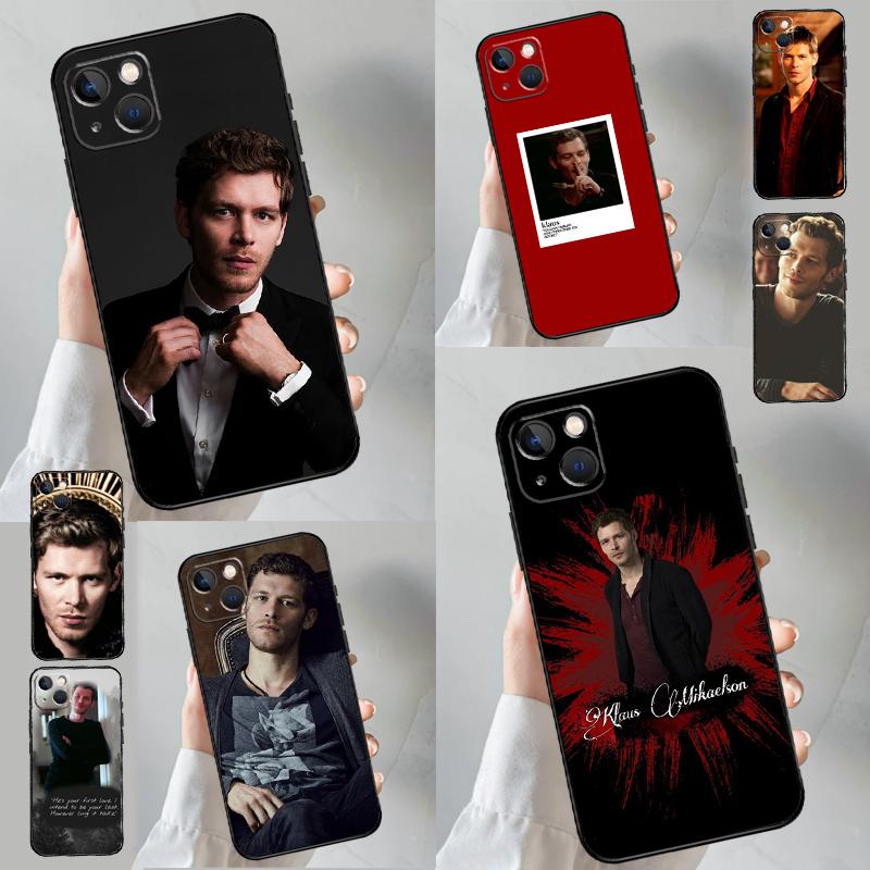 Etui na telefon Klaus Mikaelson do iPhone 15 14 13 12 Mini 11 Pro Max X XR XS 7 8 Plus SE 2020 Zderzak Tylna Osłona