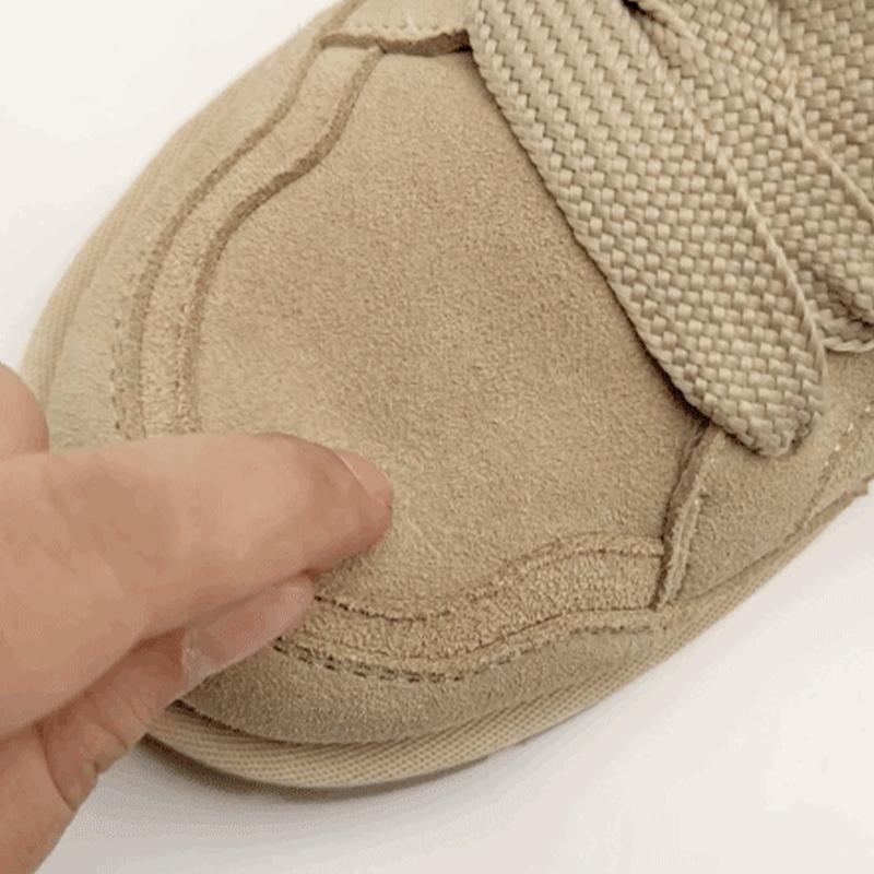 Platform Women Fur Ankle Boots Suede Flats Warm Shoes Casual Snow Boots Woman Trend Short Plush Cozy Sneakers