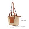 Tote Bag Woven Bag Women's Straw Tote Bag Beach Vegetable Basket Bag