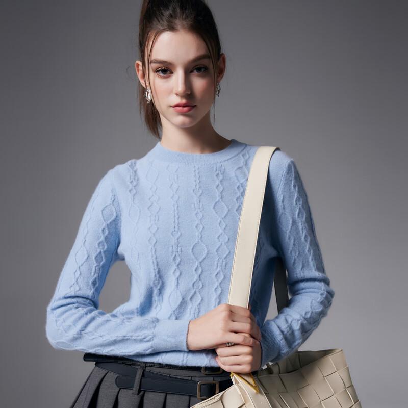 Paro Women's 100% Cashmere Cable Knit Sweater