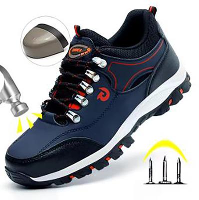 Chaussures à embout en acier Chaussures de protection pour hommes Bottes de travail Chaussures de sécurité anti-crevaison Chaussures de travail pour hommes Baskets