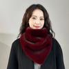 Long Wrap Faux Fur Scarf Soft Plush Faux Fur Neck Scarf New Neck Warmer  Women