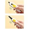 Portable Magnetic Mini Box Cutter Retractable Blade ABS Letter Opener Durable White Paper Cutter