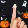 Halloween Horror Mini Plastikhände - Realistische weiße Fälschungen für Halloween, Geburtstagsfeierdekorationen, Rollenspiele