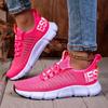 Pink Sneakers Mesh Lightweight Soft Sole Jogging Strap Breathable Fashion Size 36-44 Women'S Sports Shoes Unisex Tennis