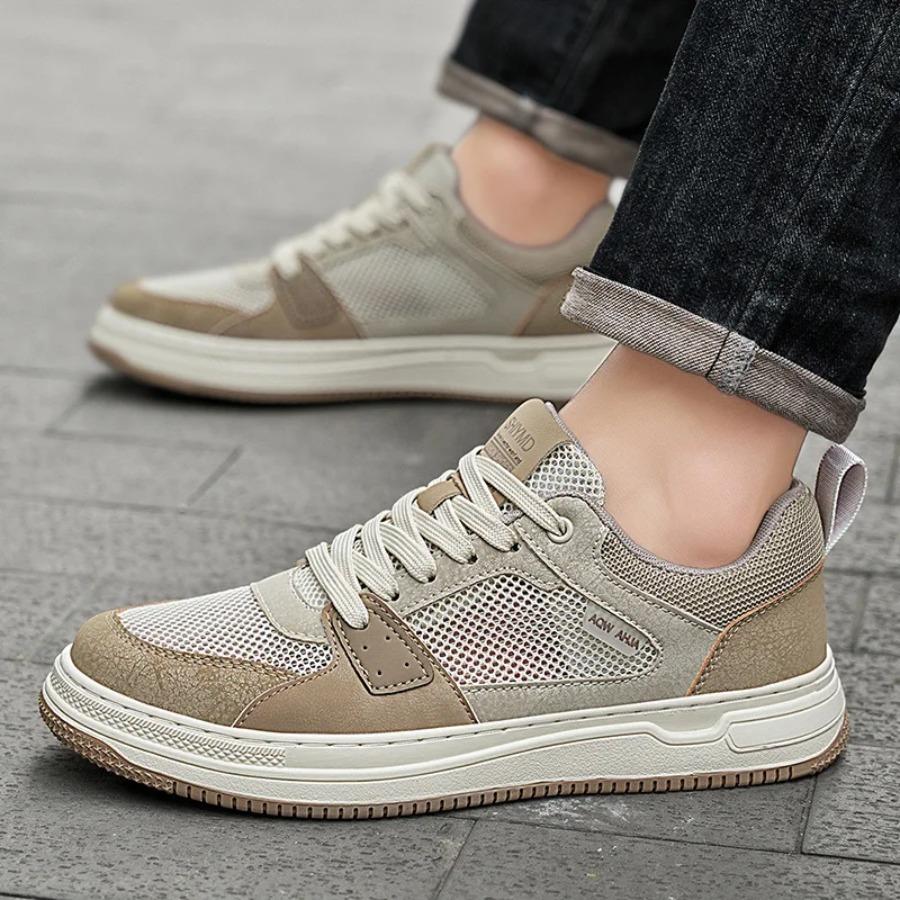 Skate Shoes Men Lightweight Mesh Board Sneakers Non Slip Breathable Shoes for Men Casual Sports Walking Comfortable  Shoes