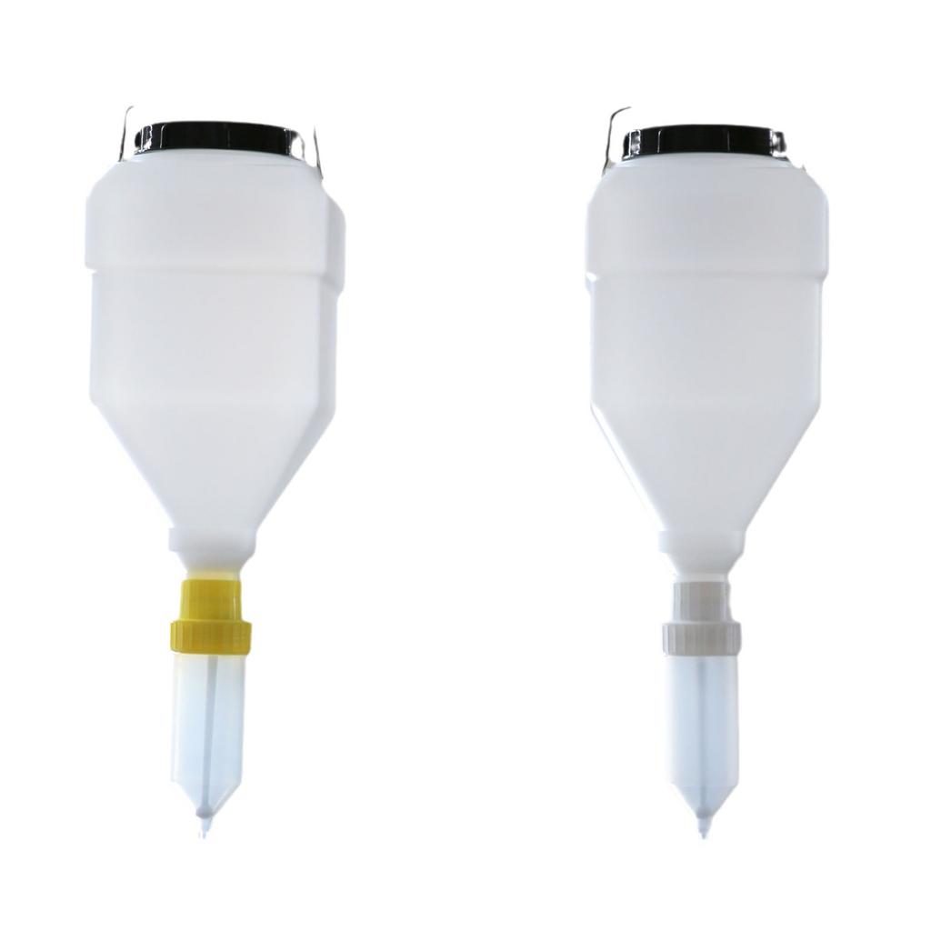 Space Saving 5.5L Square Squeeze Bottle Practical Hanging Square Sauce Dispenser Designed For Heavy Duty Use