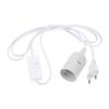 Eu Plug E27 Lamp Base Holder With On/Off Switch Power Cord Cables Hanging Pendant Led Light Fixture Lamp Bulb Socket Cord