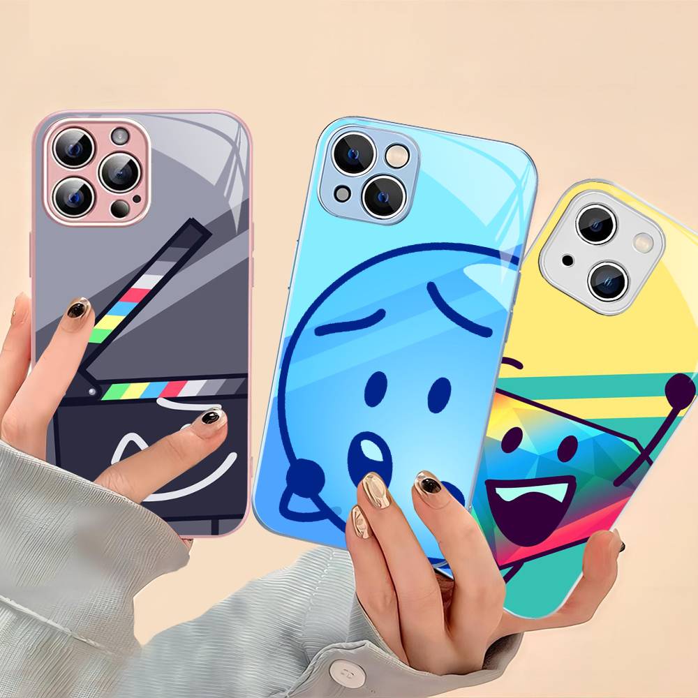 Bfdi Battle For Dream Island Tempered Glass For Iphone 14 13 12 11 Pro Mini XS MAX 14Plus X XS XR Cover