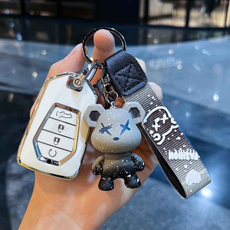 Remote Control Keyless Fob Protector For Isuzu New Mu-X X Series Dmax D-Max X-Terrain Pickup Tpu Car Key Case Cover