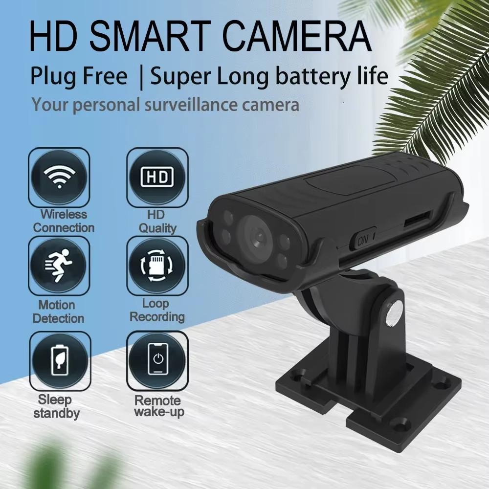 

Міні-камера домашнього відеоспостереження HD Smart Wireless WiFi Remote View Мала IP-камера Nanny Sleep Standby Remote Wakeup Інтернет-камера Only Camera