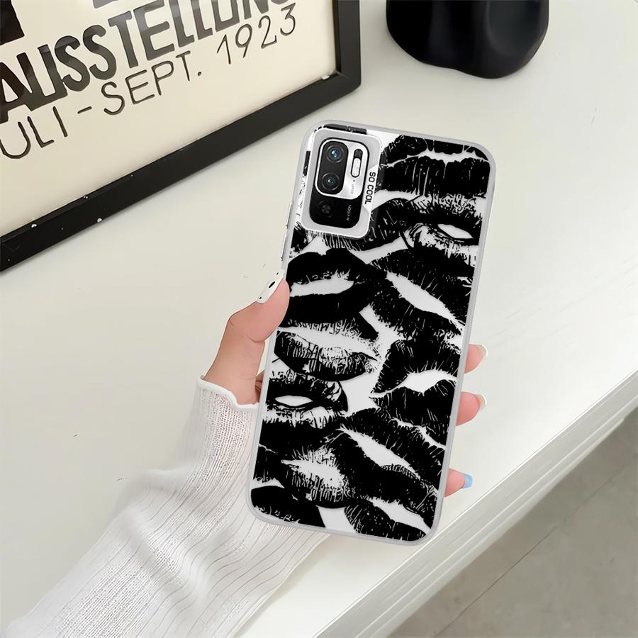 

Phone Cover Case for Xiaomi Poco X3 NFC C50 X3 Pro C61 C51 Lips Kiss Print Poco C50