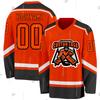 Custom Name Team Suits Gradient Graffiti Colorful Vintage Retro Breathable Pullover 3DPrint Casual V-Neck Hockey Jersey Shirts J