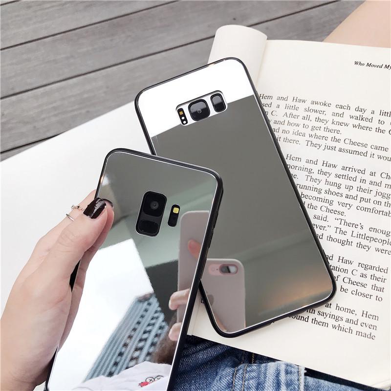 Spiegel Weiche TPU Hülle für Samsung Galaxy A51 A71 A50 A70 A30 A20E A30S A50S A70S A10 A20 A40 A90 A01 A21 A81 S20 S10 Plus Ultra S10E S9 S8 Note10 Abdeckung