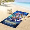 Name Custom Saint seiya Print Beach Towel, Large Soft Quick Dry Towel for Beach Camping Swimming